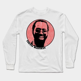 CURTIS MAYFIELD - Funk & Soul Superstar - Red Print Long Sleeve T-Shirt